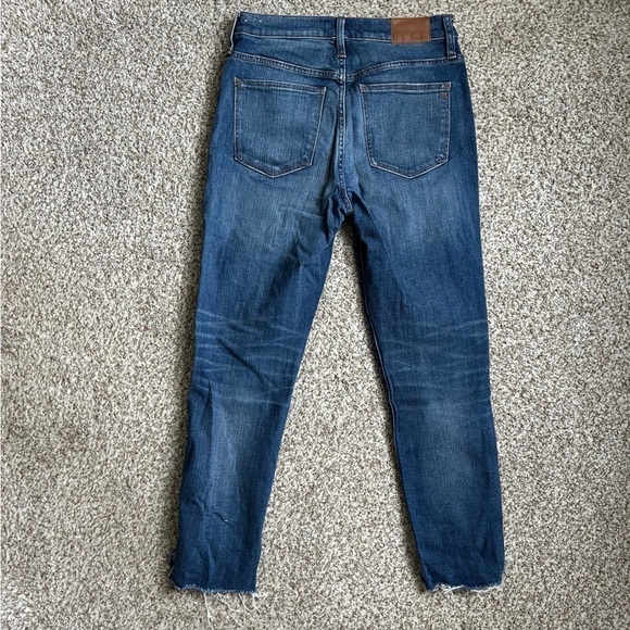 Madewell 10” High Rise Skinny Jeans Size 28 Denim Casual Streetwear - Picture 5 of 8